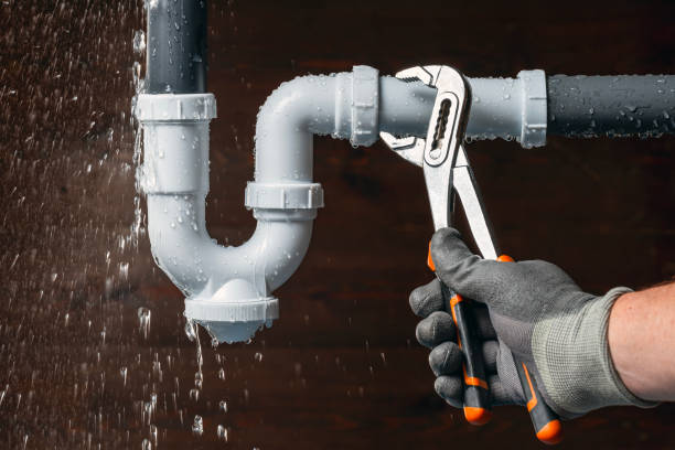 Professional Drain Cleaning technician working in Edwards, CA